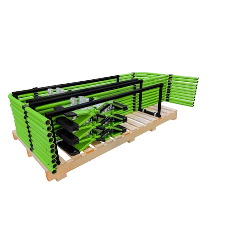 Frontline Guardrail System Non-Penetrating Complete 75 ft Kit, Green GUS75GRN